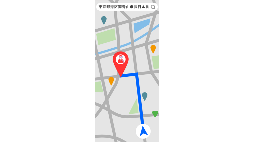 わかりくい現場もアプリなら管制側で設定した位置を確認しながら向かうことができる。(画像はイメージ)
